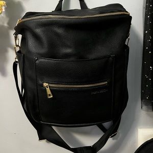 Black Fawn Design Original Diaper Bag